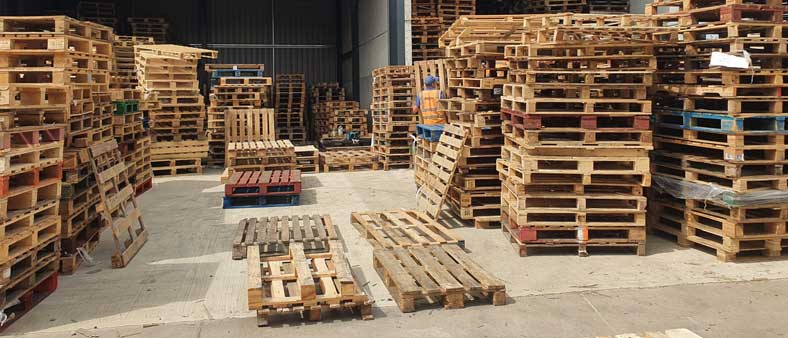 Wooden pallets