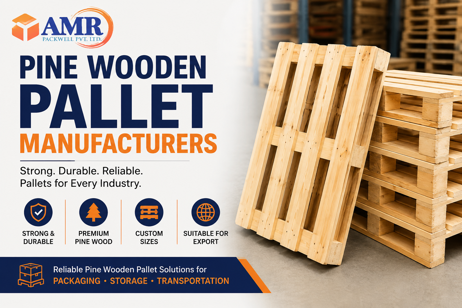 Pine wooden Pallet Manufacturers for Quality Shipping